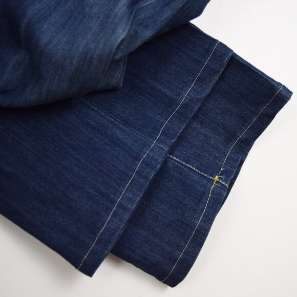 Seven7 Luxe Jeans Woman 20 Plus Size Blue Embellishd Rhinestones Boho Denim - Picture 14 of 14